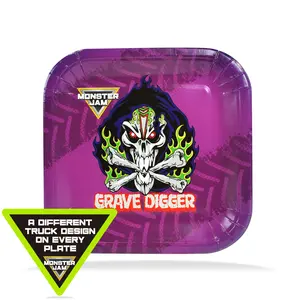 Monster Jam 7" Dessert Plates (Pack of 8)