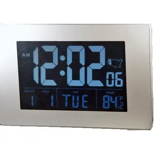 Sonnet T-4645 1.75 in. Atomic Clock with White Time Numbers & AC Adapter