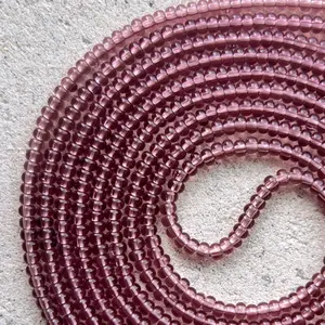 LOVE MARK - Tie On Waist Beads - 45 to 60 inches Waistbeads - Purple Waistbeads - Made By Venus Waistbeads