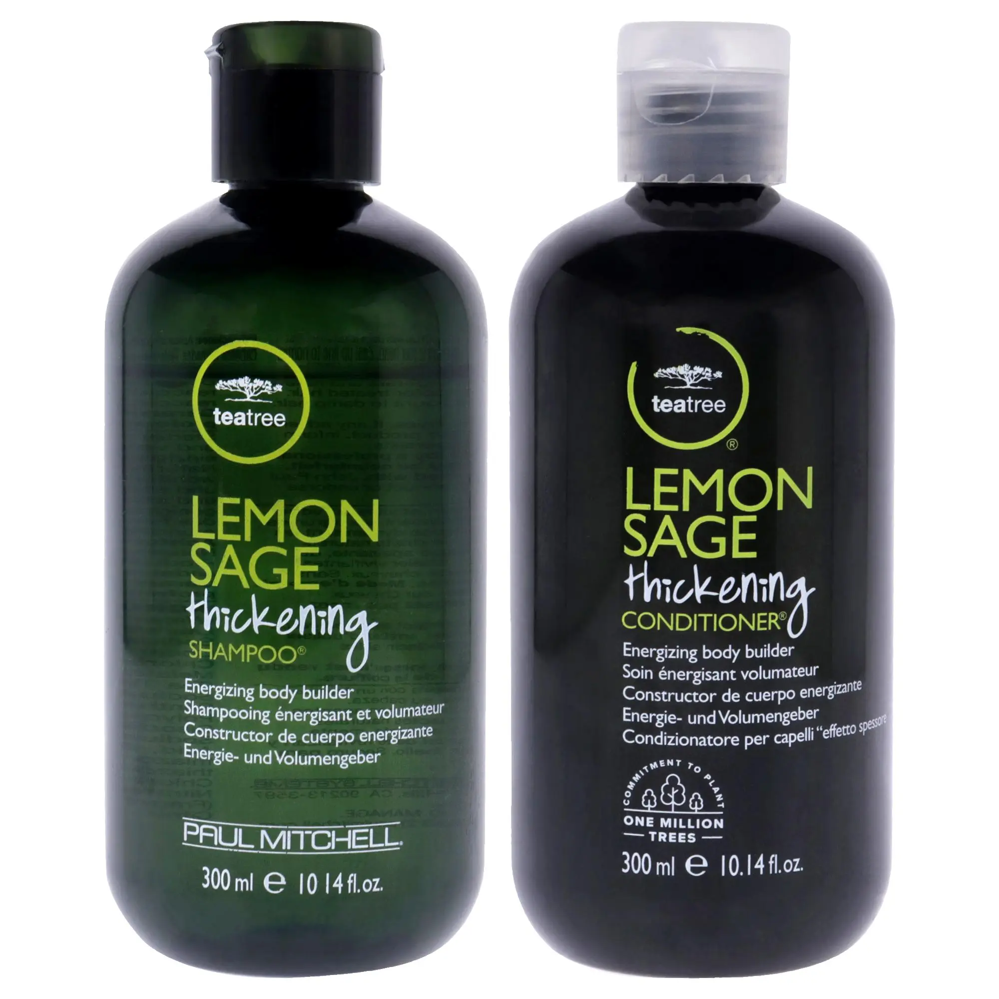 Lemon Sage Thickening Kit by Paul Mitchell for Unisex - 2 Pc Kit 10.1oz Shampoo, 10.1oz Conditioner