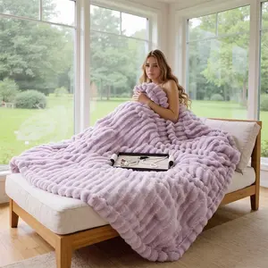 One comfortable and thick flannel blanket - solid color, super soft and comfortable, providing warmth for the living room, sofa, bed, travel, office, bedroom decoration, and ideal gift.