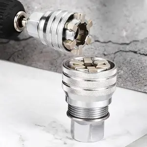 Multi-Function Universal Socket Wrench Tool - Universal Maintenance Tool, Adjustable Universal Socket Wrench, Universal Socket Tool for 3/8" Drive Ratchet Torque Wrench & Power Drill (Connecting rod random color)