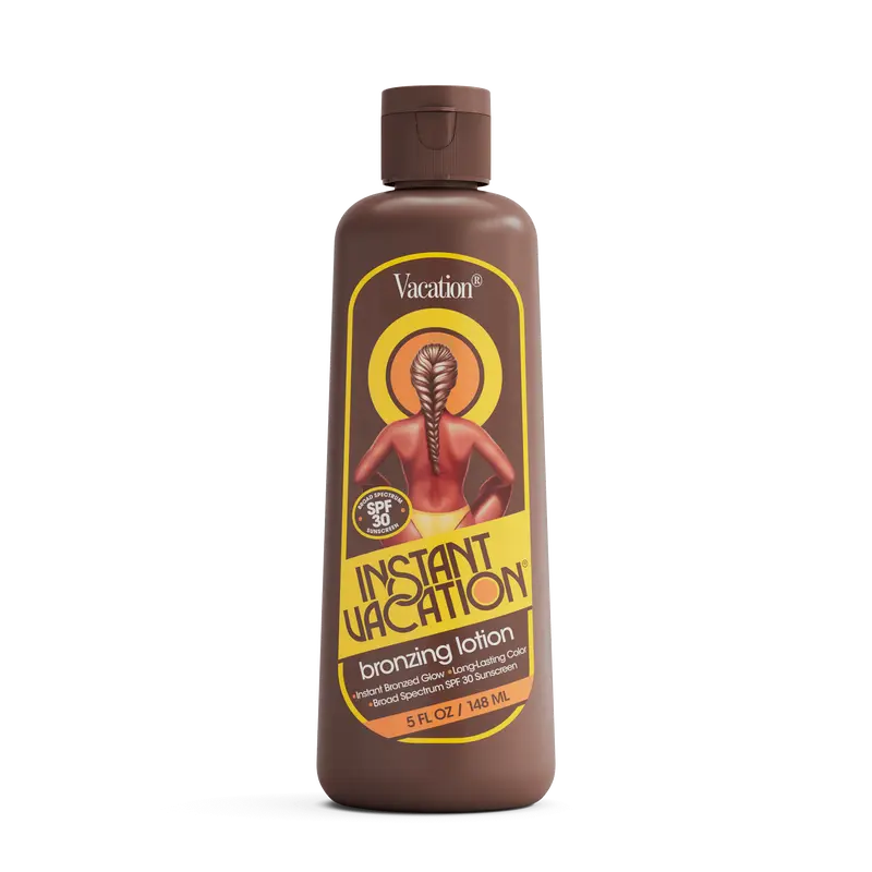 Instant Vacation Sunscreen SPF 30 | 5 Fluid Ounces. Bronzing Sunscreen, Buildable Color, Lightweight, Broad Spectrum, Evens Skin Tone, Vegan