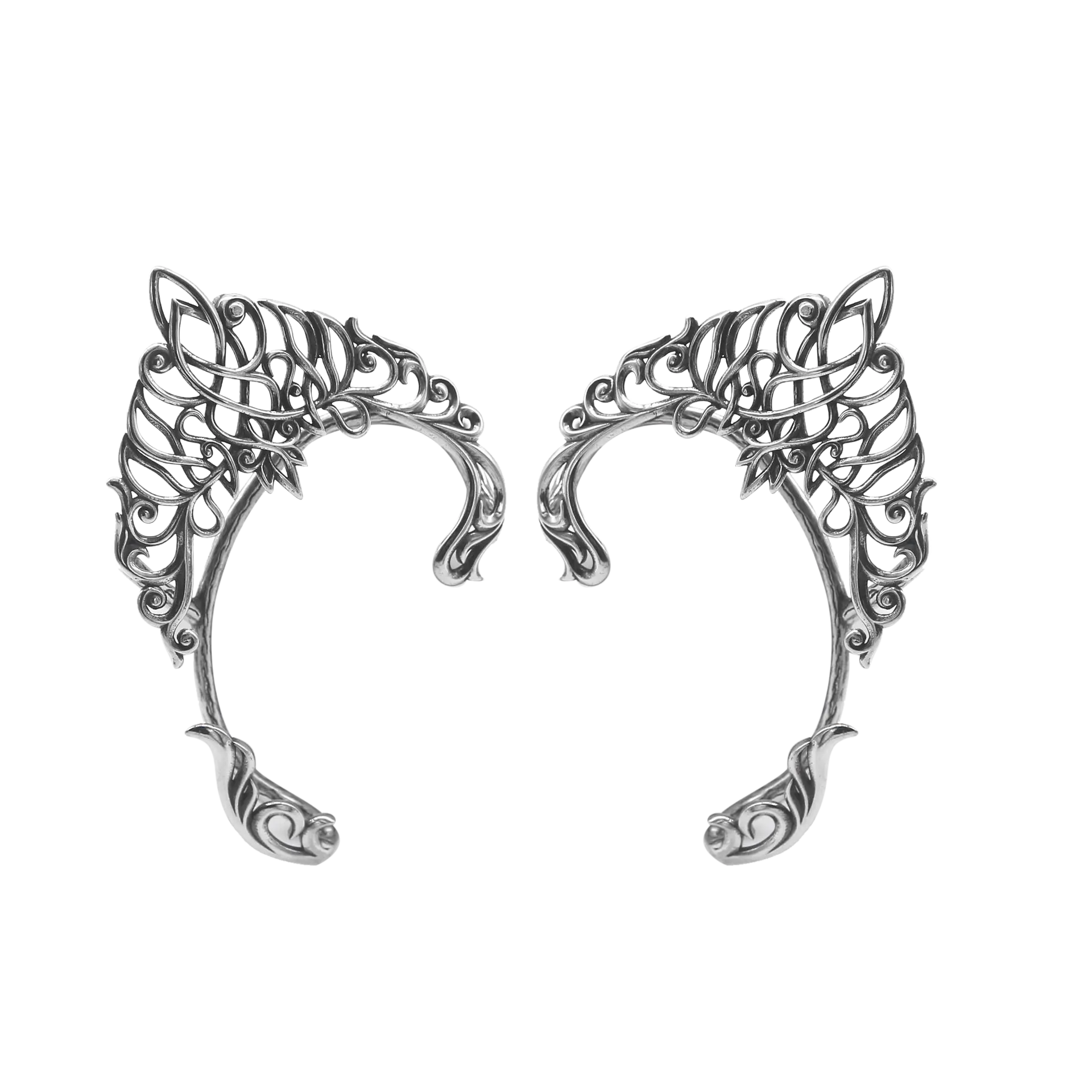 GTHIC Stainless Steel  Elf Fairy Ear Cuff for Men and Women Elven Ear Jewelry Retro Accessories Birthday Gift
