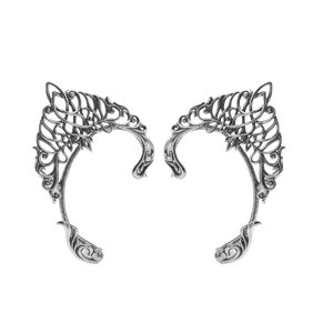 GTHIC Stainless Steel  Elf Fairy Ear Cuff for Men and Women Elven Ear Jewelry Retro Accessories Birthday Gift