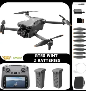GT50 Pro flagship version, equipped with a5.64inch screen remote control, dual high-definition cameras and brushless motors,foldable remote-controlled quadcopter,suitable for adult use and as a beginner's kit