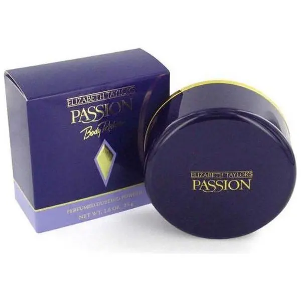 Elizabeth Taylor PASSION Feminine Scent Floral Blend Makeup Dusting Powder, 2.6 oz