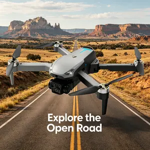 2026 Upgraded M8 Pro GPS Drone: 360° Stunt Roll Function, 4K UHD EIS Camera, 5G WiFi FPV, Brushless Motors, Optical Flow Hover, Obstacle Avoidance, Auto Return, 2 Batteries for Long Flight
