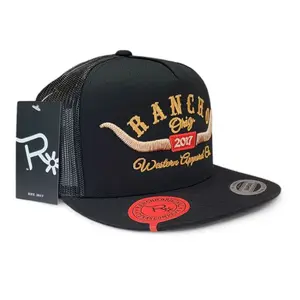 Rancho Original Western Apparel Co. Longhorns Classic Hat - Authentic Western Style Hat for Classic Look and Comfort