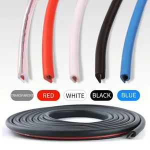10m Car Door Edge Rubber Scratch Protector Strips, Car Styling Mouldings, Protection Side Doors Moldings, Adhesive Scratch Tools, New