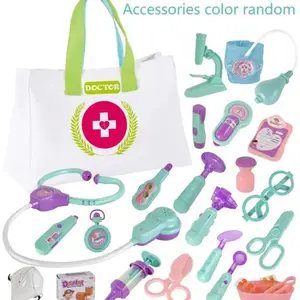 Doctor's Kit Play Toy, 26pcs/set Role Play Toy, Pretend Play Medical Kit For Kids, Toddler Playset, Dentist Playset