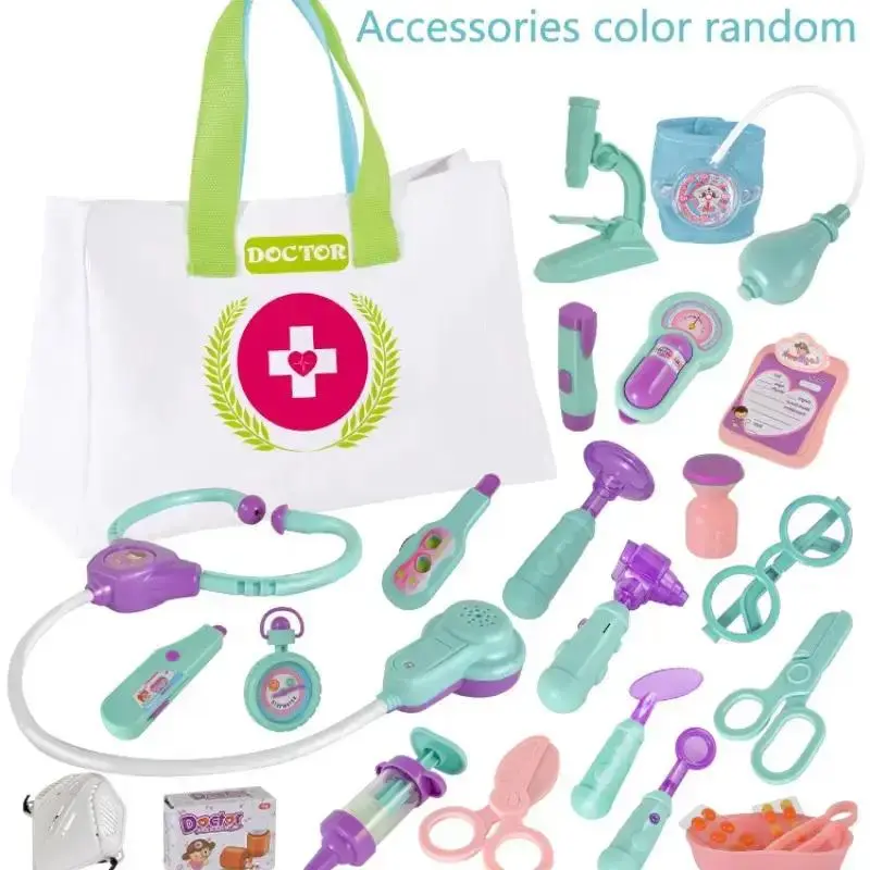 Doctor's Kit Play Toy, 26pcs/set Role Play Toy, Pretend Play Medical Kit For Kids, Toddler Playset, Dentist Playset