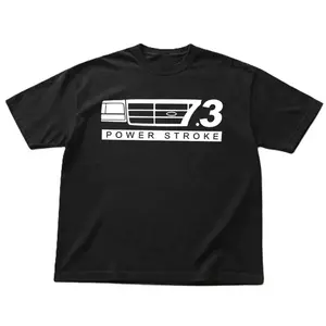Ford 7.3 Power Stroke Front T-Shirt, Men's Cotton T-shirt, Car Graphic Tee, Casual Menswear, Gift For Men