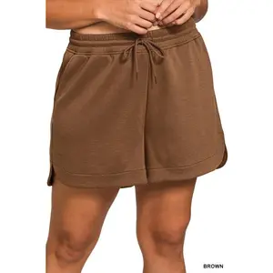 Plus Size Scuba Shorts