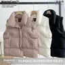 【Clearance】PUFFIT WarmCore Premium Women Warmer Oversized Puffer Gilet,Sleeveless Waistcoat Quilted Vest,Water Repellent Deep Pockets Adjustable Toggles,Versatile Style,Fall,Winter,2026 Shopping
