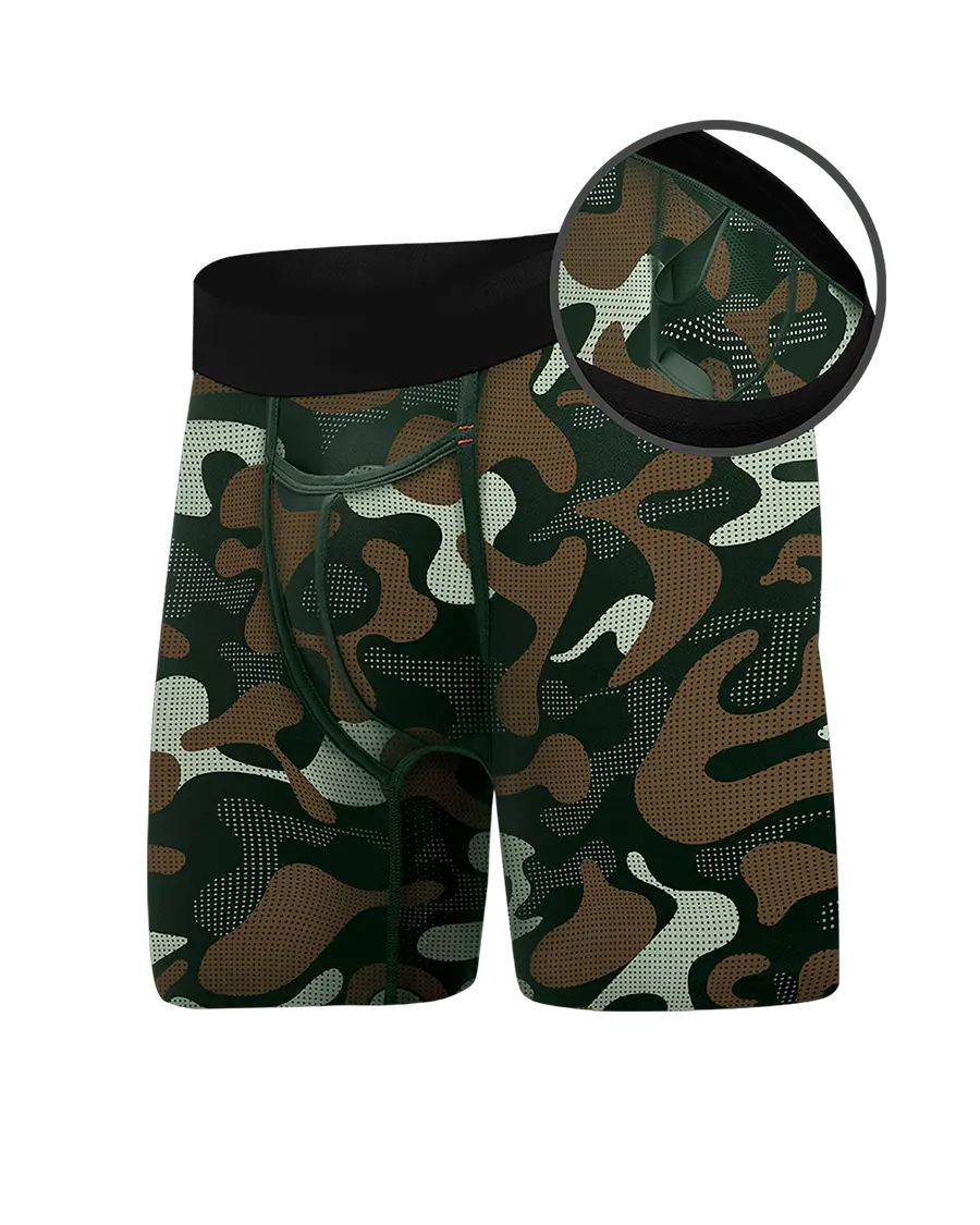 Re:Luxe Paradise Pocket™ Boxer Brief - Athletic Fit - Camo
