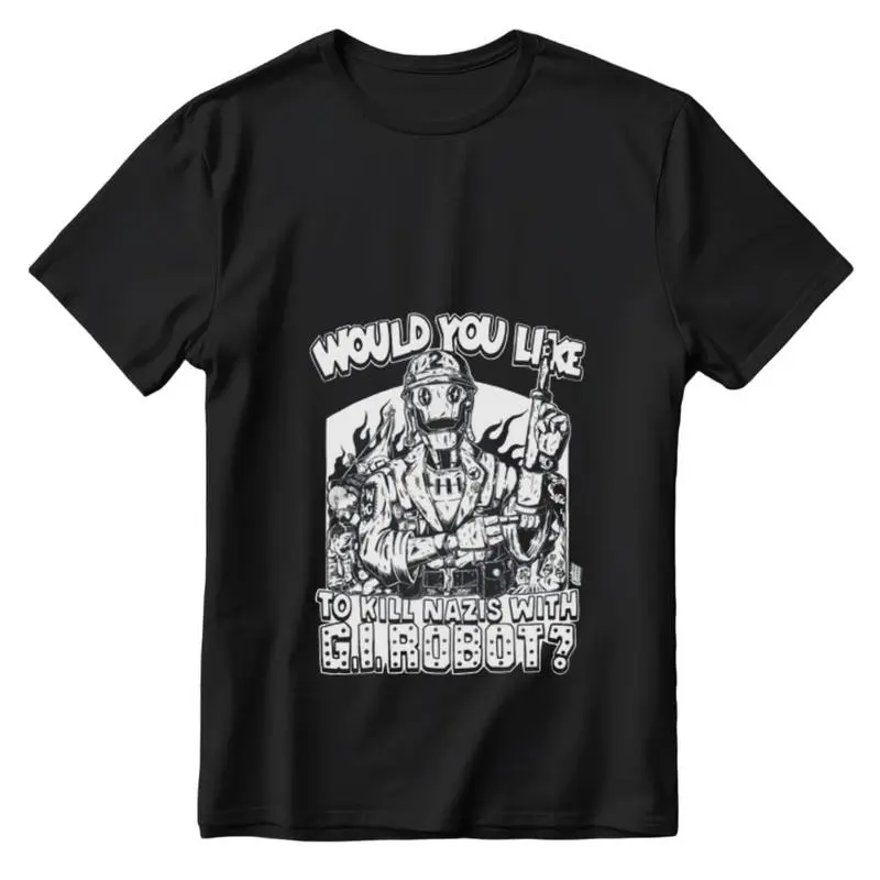 G.I Robot Creature commandos Tee - Intense Battle Graphic T-shirt Cotton