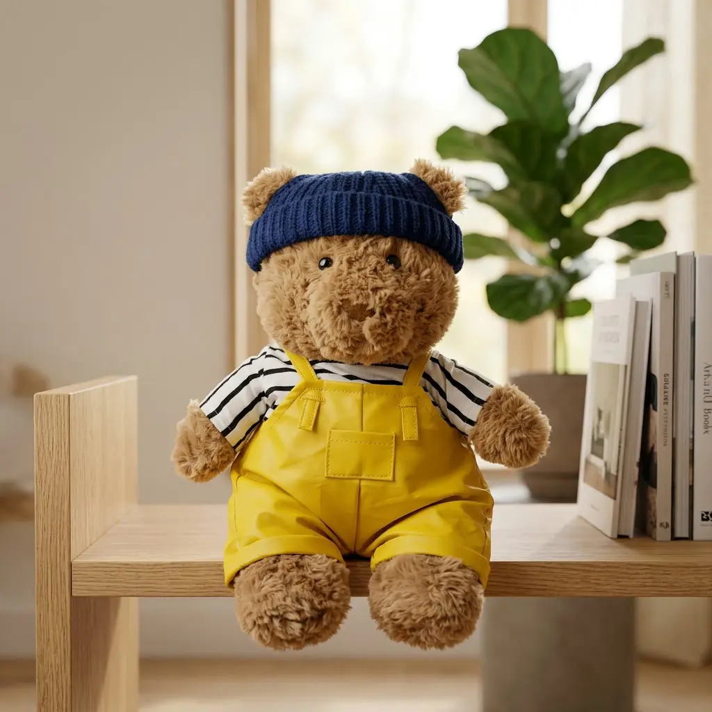 Jellycat Bartholomew Bear Seafarer Plush – Adorable Sailor Bear with Removable Nautical Outfit, Soft Huggable Body, Maritime Character Design, Ocean Lover Gift & Collectible