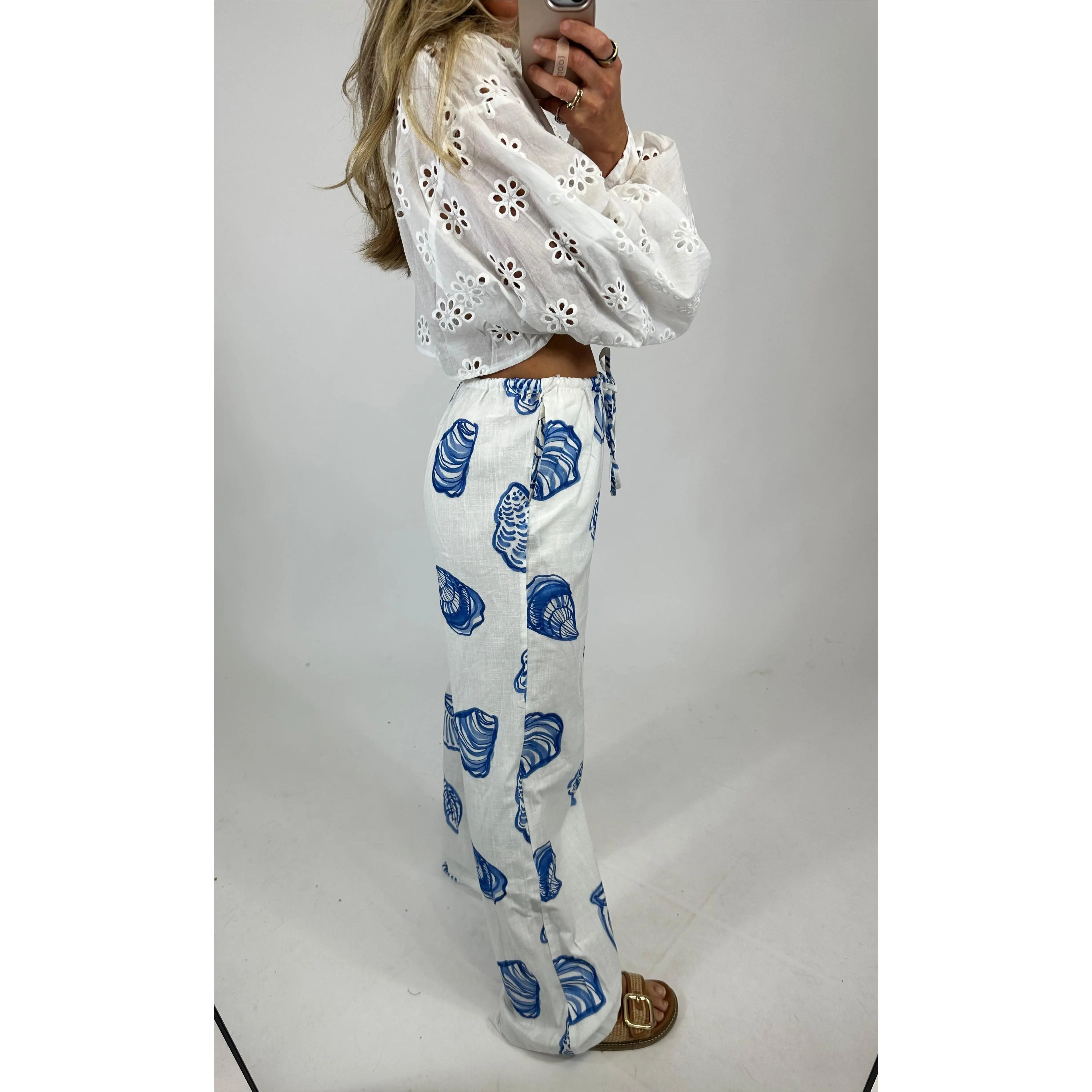 Seashell Shore Pants | August Moon Boutique