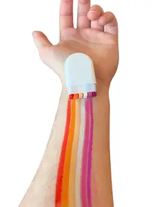 1 Lesbian Multicolor Party  Flag Marker with Plastic Lid, LGBTQ+ Pride Supply for Mask Painting, Festive Occasions, Accessories