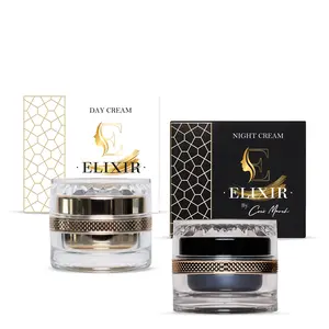 Coco March Elixir Luxe Duo, Skincare Kit to Hydrate, Renew, and Restore Skin with Elixir 44 Day & Night Creams