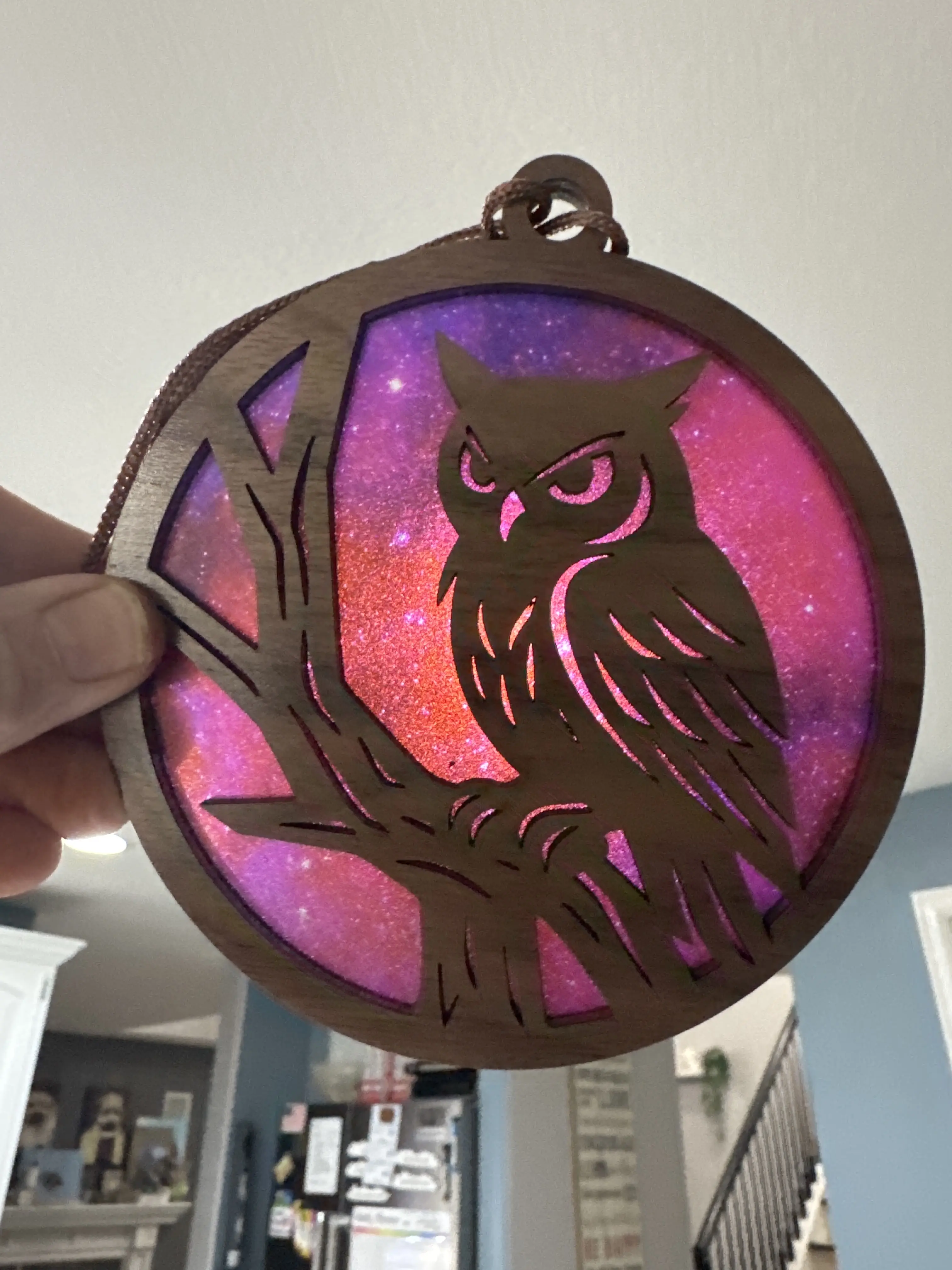 Owl Suncatcher for Sunny Window Owl Suncatcher for Sunny Window