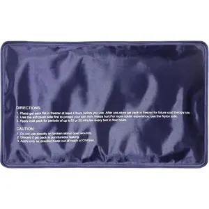 Ice Packs for Injuries Reusable, Gel Cold Pack for Knee Neck Shoulder Ankle Elbow Hip Back Pain Relief, Cold Compress Therapy for Swelling, Bruises, Surgery, 7"x 11", Blue circular  ice  pack  adults