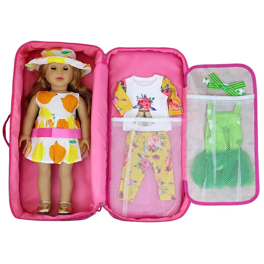 badger basket doll travel backpack with plush friend compartment Basket: Storage & Carriers Please note that dolls and doll clothes/accessories are not included. Badger Basket, Doll Travel Backpack,