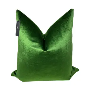 Bright Green Decorative Cushion, Household Textile Soft Furnishing Accessory