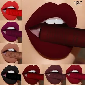 Matte lip gloss gloss, waterproof, anti smudging, non stick to cup, natural makeup effect, Long Lasting Lipgloss