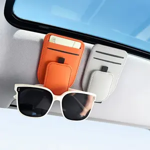 High-Quality Car Eyeglass Clip, Multi-Functional Car Sun Visor Card Holder, In-Car Eyewear Storage Rack, Fashion Glasses Clip