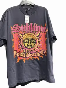 Sublime Long Beach CA Sun Graphic T-Shirt, Band Merch Tee Vintage Style Grunge Rock Aesthetic Top