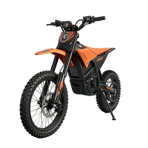 S1 3000W Electric Bike for Adults, 34MPH Electric Motorcycle, 48V 20.8Ah Battery, 37 Miles Range, IPX6 Waterproof, Hydraulic Suspension & Dual Hydraulic Brakes, Chain Drive Off-Road E Bike