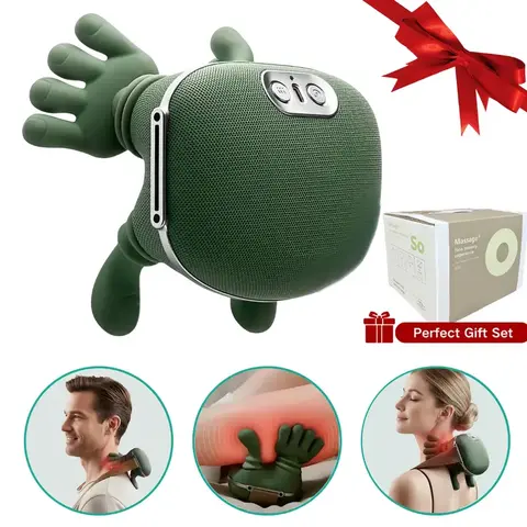 2027 new model,  Wireless Neck and Shoulder Massager with Heat, Adjustable Massage Settings, Portable Muscle Relaxation Device for Home and Office,  Ideal Gift forAdults, Arms and Legs, Heated Massage Device with Adjustable Settings for Home Use