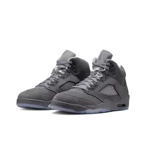 Vintage Grey Mid-Top Basketball Sneakers with Non-Slip and Wear-Resistant Features, Unisex