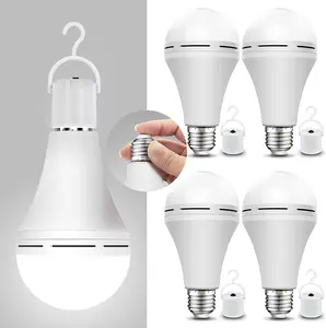 A19 Rechargeable Light Bulbs Emergency Light Bulb for Home, Led Bulb 12 Watt , Self-Charging Light Bulb 1200mAh Battery Backup Light Bulbs for Daily, Emergency Use (Daylight)