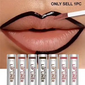 1PC Long-lasting Waterproof, Silky, Stackable, High-pigmented, Peeling Lip Liner, All Day Lipliner, Long-lasting Lip Liner Tattoo, Perfect Holiday Gift for Girls, Lipliner