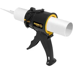 Compact Caulking Gun - No Drip Caulk Gun - Patented Design - Lightweight ABS Frame