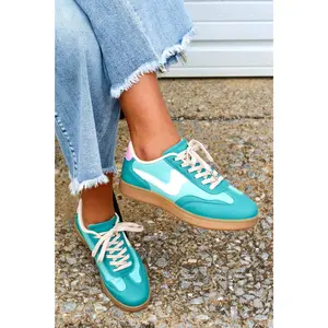Everyday Kicks Modern Sneaker • Teal/Pink - FINAL SALE