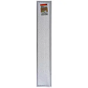 Thermwell G636W Vinyl Snap In Gutter Screen- White - 6.63 in. x 3 ft.