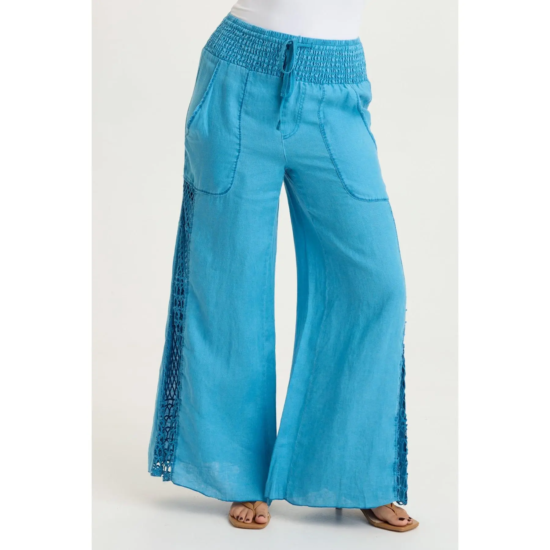 Garcia Linen Crochet Pant