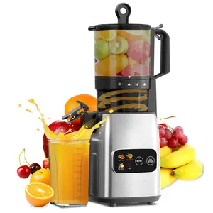 Kismile Cold Press Juicer 5.4'' Wide Feed Chute Slow Masticating Juicer for Whole Vegetables & Fruits Easy to Clean Juice Extractor Machine High Juice Yield BPA Free 3 Function Modes