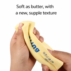 Butter Squishy Toy - 4oz Butter Stick Shaped Soft Squeeze Toy, Slow Rising Fidget Toy for Stress Relief, Sensory Play, Desk Toy & Gift for Kids 3+ Adults