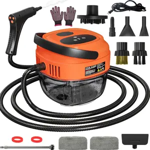Handheld Steam Cleaner for Home, 2500W High Temperature Pressurized Machine, 1.7L Water Tank, Handle-controlled Steam Output, Portable Cleaning Steamer for Car, Bed Bugs, Furniture, Grout