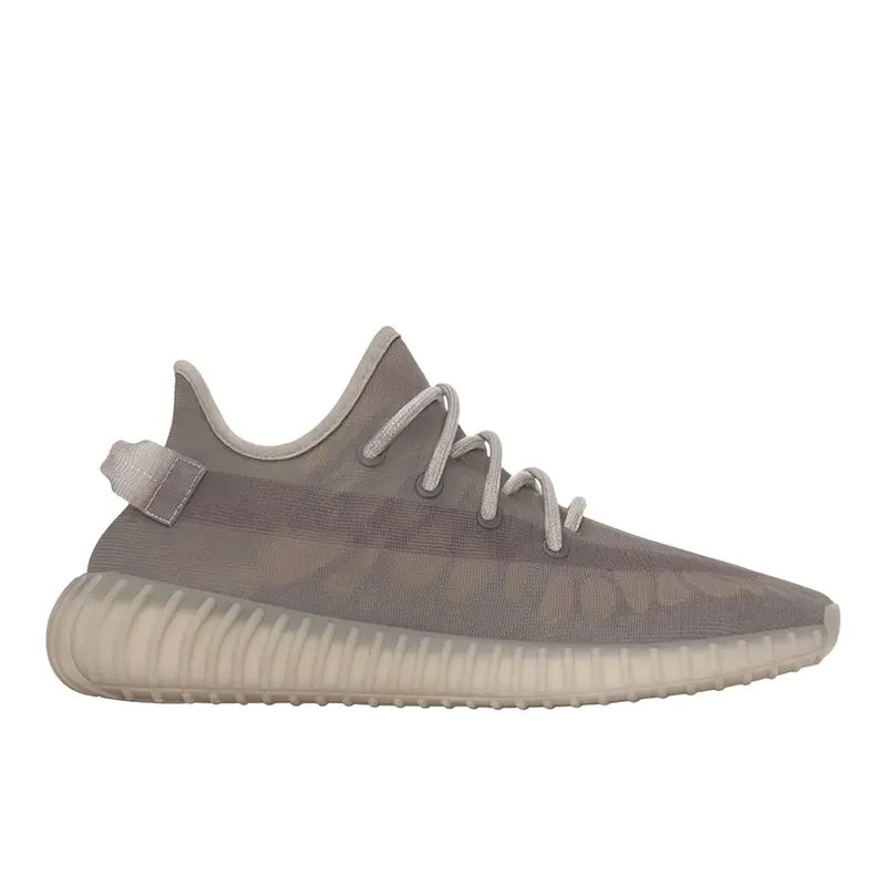 adidas Mens Yeezy Boost 350 V2 Lace Up Sneakers Shoes Casual - Beige
