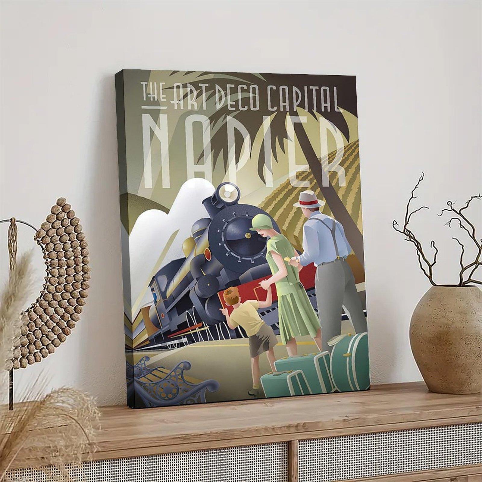 Vintage Poster Napier Retro Travel (2) Poster Decorative Painting Canvas Wall Art Picture Print Modern Family Bedroom Decor