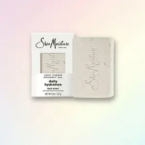 SheaMoisture 100% Virgin Coconut Oil Bar Soap 8oz - for Body Face, Moisturizing, 8 Ounce