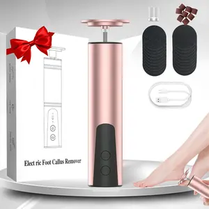 Electric Foot File Kit, 1 Set Rechargeable Automatic Foot Grooming Tool, Professional Pedicure Tool for Women & Men