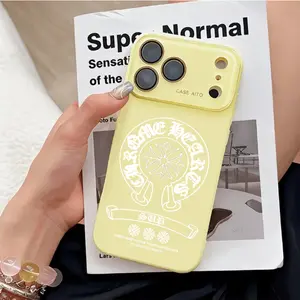 Cool Chrome Hearts Style iPhone Case Corner-Protection Design, Trendy Large-View Window with Liquid-Effect Finish -Electroplated Surface, Compatible withiPhone 17/16/15 Pro Maxl Premium FashionEdition Case tiktokshopspringglowup