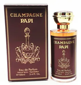 CHAMPAGNE PAPI Eau de Parfum 3.4oz Spray for Men - Rich Blend of Cognac, Cinnamon, Sandalwood, and Praline